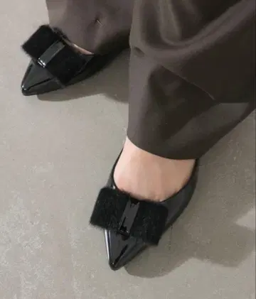 TEMPERATE/템퍼레이트 LAURA RIBBON 블랙