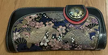 화산 KAZAN 류기압착 벚꽃 한정품 초레어품 장지갑