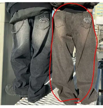 9090 데님 팬츠 다크 브라운