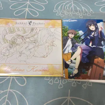 Summer Pockets 쿠시마 카모메 미니 색지 & 브로마이드 세트