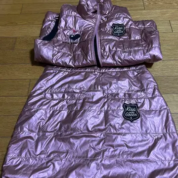 미사용품 Kiss on the Green 베스트 스커트