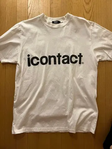 icontract 로고 프린트 T셔츠 화이트