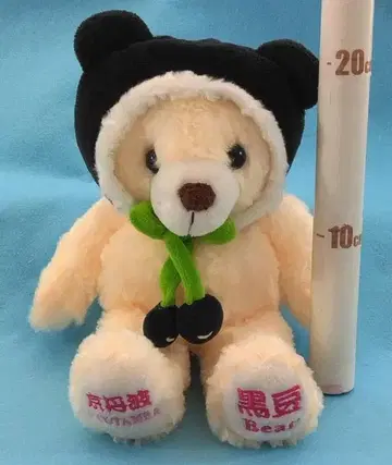 교토 탬바 블랙콩 베어 (화이트) M 사이즈 [교토 한정판]