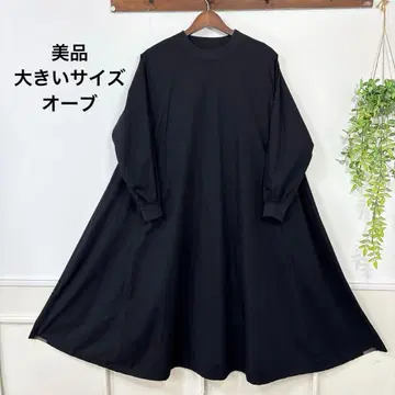 새상품급 빅 사이즈 ORB 블랙 원피스