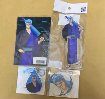 BLEACH 그림죠 번개 우산 아크릴 스탠드 캔뱃지 키링