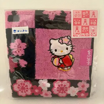 헬로키티 금 가가 타월 H25 x W25cm