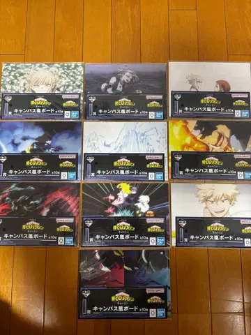 제일복권 나의 히어로 아카데미아 행복 위에 I상 캔버스풍 보드 컴플리트