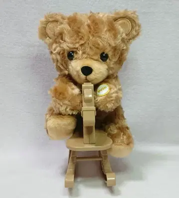 흔들흔들 목마 베어 기믹 봉제 인형 라이트 브라운 [다이토 한정판]