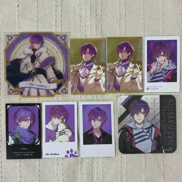 니지산지 우키 비올레타 폴라로이드풍 카드 보이스 비주얼 카드