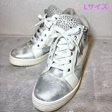 mwm 화이트/실버 스니커즈 별 모양 장식