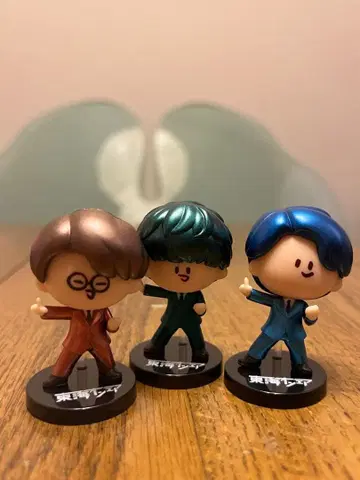 도카이 온에어 초 메탈릭 피규어 제일복권 토시미츠 료 무시메가네 세트