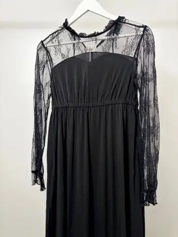 Sweet Mommy 블랙 레이스 원피스
