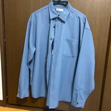 tk 긴팔 자수 셔츠