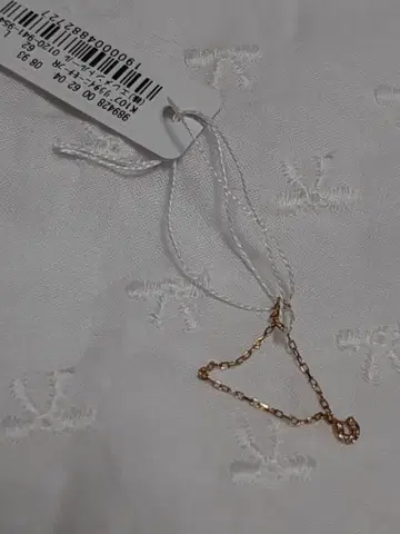 호스슈 모티브 다이아 체인 반지 k10