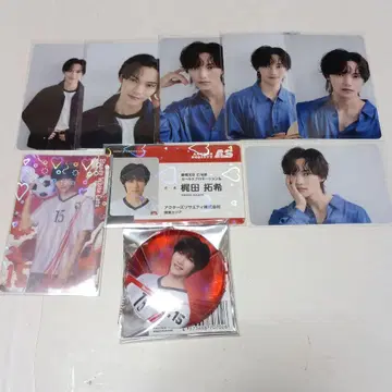 카지타 타쿠키 팬미팅 액터즈 리그 트레이딩 카드 캔뱃지 9개 세트