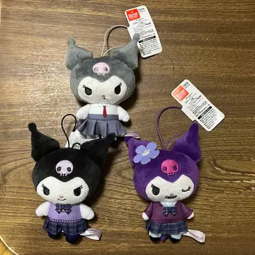 쿠로미 귀염뽀짝 스쿨 마스코트 3개 세트