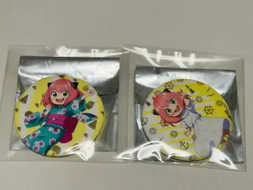 오데케케 대작전 아냐 캐릭터 캔뱃지 2개 세트