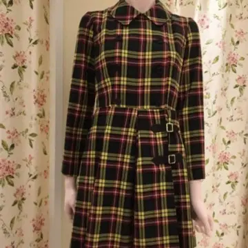 새상품급 [정가 3만] 레어 즉시 완판 MILK 체크 원피스