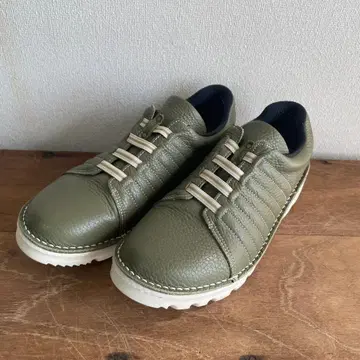 quatre feuilles 초경량 와이드핏 가죽 스니커즈 22.5cm