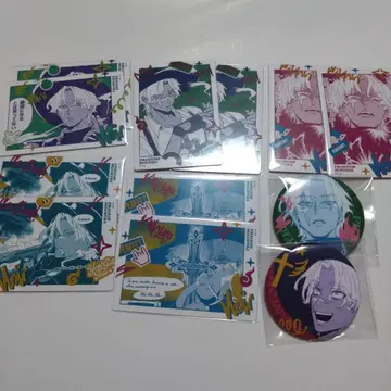 팬텀 버스터즈 팬 버스 팝업 캔뱃지 느와르 카드