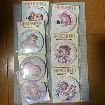 HIMEHINA 캔뱃지 전 종류 6개 세트 + 1종 [라운드 원 한정품]