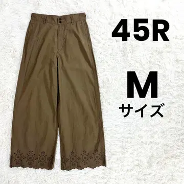 [ 새상품급 ] 45R 포플린 컷 워크 팬츠 코튼 100%