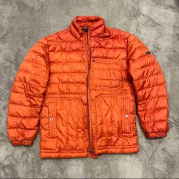 GoldenBear 오렌지 퀼팅 다운 자켓 M