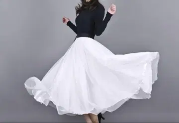 노스 프로젝트 롱 스커트 실피드 스커트