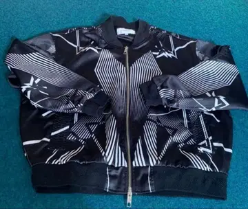 PARADOX 기하학 패턴 블루종 S