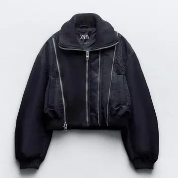 ZARA 네이비 여성용 자켓