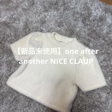 [ 미사용 새상품 ] NICE CLAUP 반팔 니트