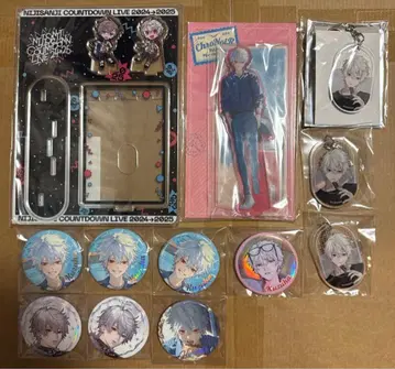 니지산지 굿즈 쿠츠하 아크릴 스탠드 캔뱃지 Blue Memories