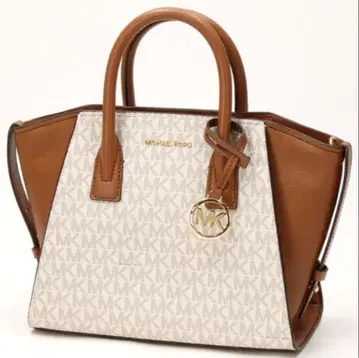 MICHAEL KORS 핸드백 화이트/브라운