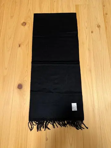 캐시미어 100% 머플러 블랙 미사용 자택 보관품