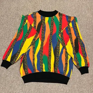 BIGLIDUE 멀티 컬러 스트라이프 니트 48