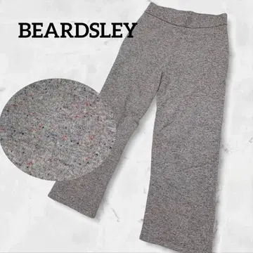 비어즐리 BEARDSLEY 그레이 니트 와이드 팬츠 컬러풀 네프 포함