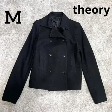 새상품급 theory 띠어리 P 코트 울 자켓 블랙 M 사이즈 숏