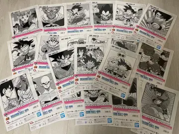 제일복권 드래곤볼 코믹 파일 세트 21장 컴플리트 세트