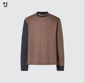 택 포함 새상품 ] 유니클로 +J 캐시미어 크루넥 스웨터 브라운