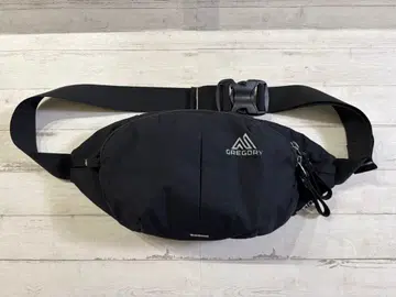 GREGORY 바디백 블랙