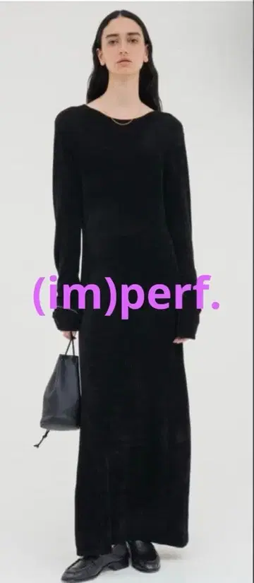 [ 새상품 ] imperf Classic Knit Dress 38