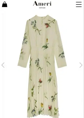 SOFIA PLEATS DRESS 아메리 아메리빈티지 원피스