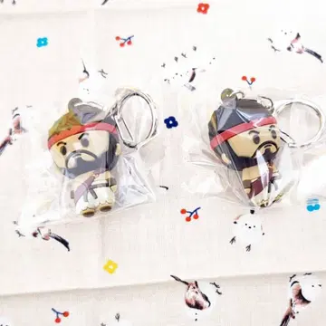 스트리트 파이터 6 류 러버 피규어 마스코트 키체인 2종