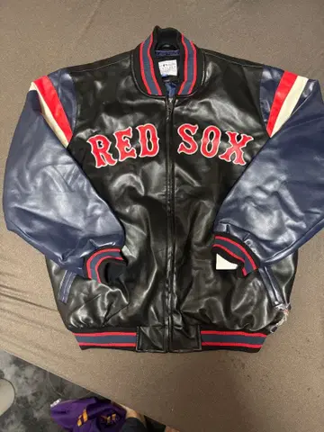 RED SOX 바시티 자켓 가죽