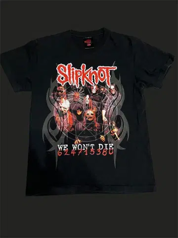 slip knot 반팔 티셔츠 00sY2K 크롭 기장 당시 물품