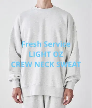 새상품급 Fresh Service 프레쉬 서비스 라이트 온스 맨투맨 M