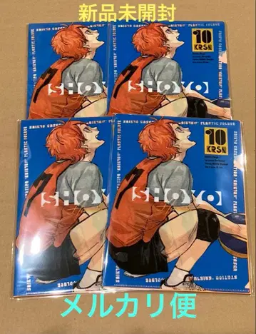 하이큐 히나타 쇼요 카게야마 토비오 최강 가샤 스테이션 특제 클리어 파일