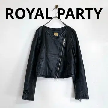 [ ROYAL PARTY ] 로얄 파티 (38) 가죽 자켓 노카라