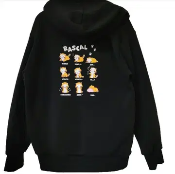 새상품 라스칼 지퍼 맨투맨 트레이닝복 후드티 L 돈키 아크릴 키링