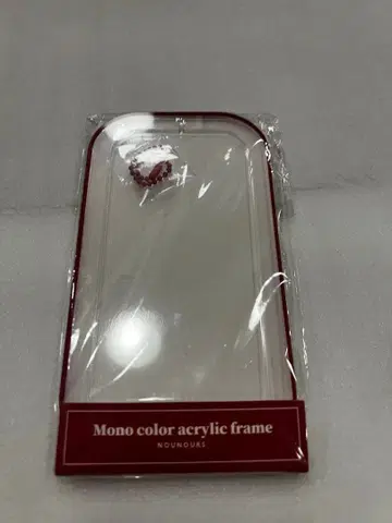 후쿠야 온라인 모노컬러 아크릴 프레임 레드